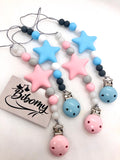 Stern Schnullerkette - Star Soother chain